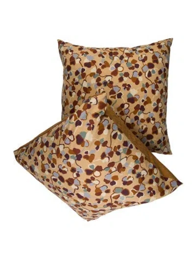 Pre-owned Missonihome Pair Of Throw Pillows In Multi