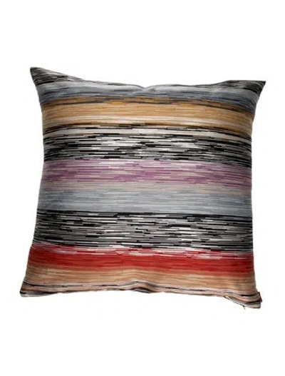 Pre-owned Missonihome Strasburgo Throw Pillow In Multicolor
