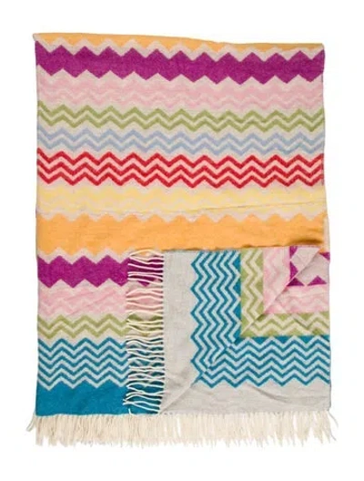 Pre-owned Missonihome Throw Blanket In Multi