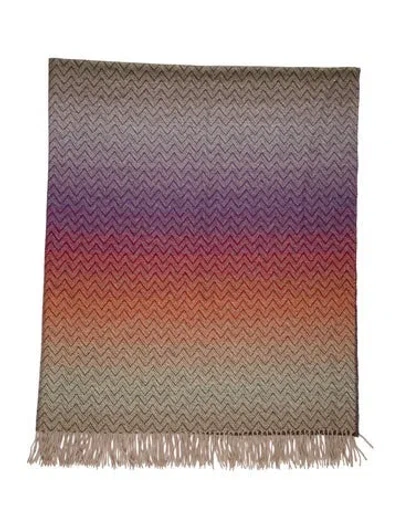 Pre-owned Missonihome Throw Blanket In Multicolor