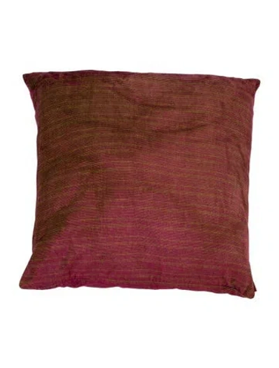 Pre-owned Missonihome Velvet Throw Pillow In Pink