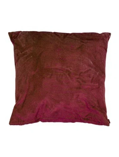 Pre-owned Missonihome Velvet Throw Pillow In Pink