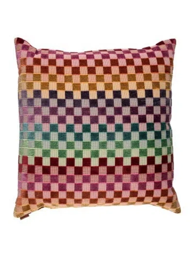 Pre-owned Missonihome Yugawara Throw Pillow In Multicolor