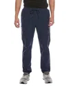 Mister Flex Rubberized Cargo Jogger In Blue