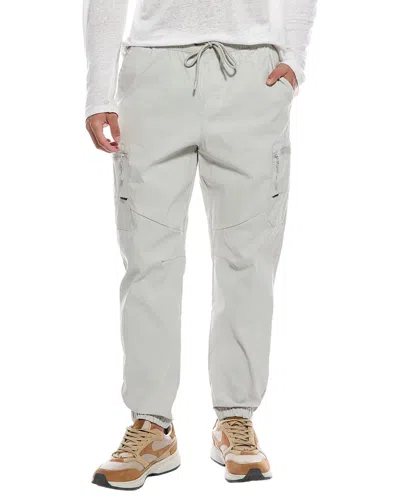 Mister Flex Rubberized Cargo Jogger In White