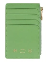 Mister Green Woman Cardholder Light Green Size - Textile Fibers