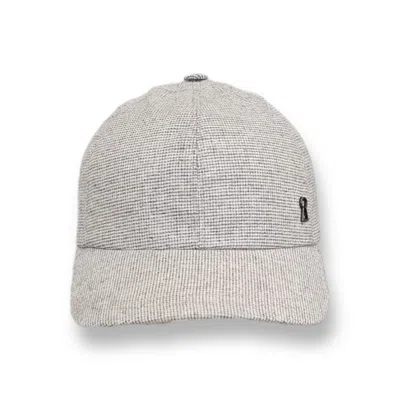 Mister Miller - Master Hatter Men's Frankie's Companion Cashmere Baseball Cap Grey Frankie's Companion