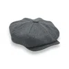 Mister Miller - Master Hatter Men's Grey Riley's Companion Bakerboy Cap In Cashmere In Gray