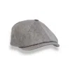 Mister Miller - Master Hatter Men's Jack's Companion Newsboy Cap In Grey Cashmere In Gray