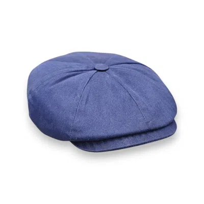Mister Miller - Master Hatter Men's Theo's Rally Navy Blue Waterproof Newsboy Cap