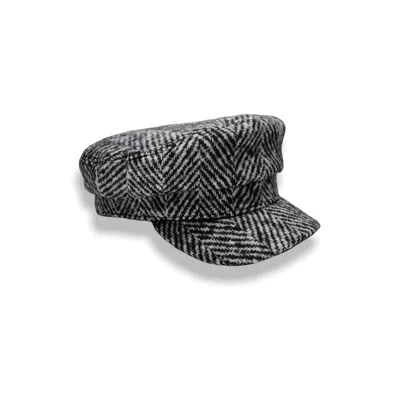 Mister Miller - Master Hatter Women's Grey Skippers Salt, Sailor Hat In Virgin Wool