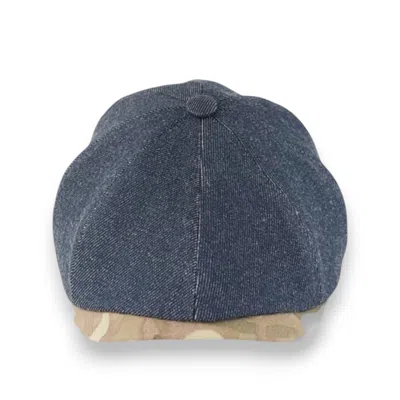 Mister Miller - Master Hatter Men's Blue Jack's Jeans - Newsboy Cap In Denim & Camo