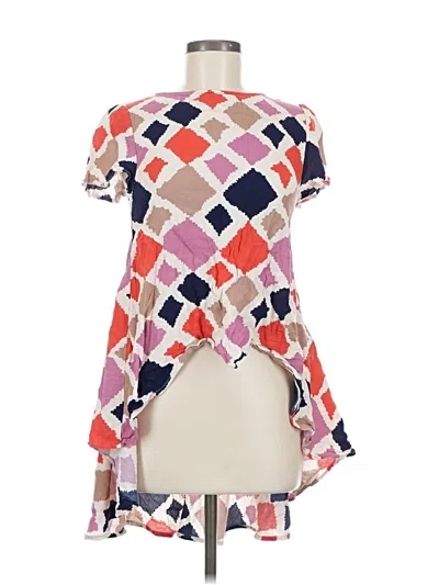 Pre-owned Mister Zimi Short Sleeve Blouse In Pink