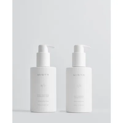 Mistr Usa Clay Cleanser And Hand And Body Wash Set In White