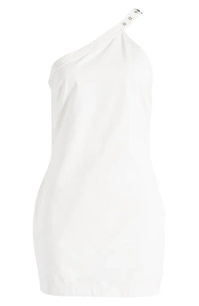 Mistress Rocks Asymmetric Minidress In White