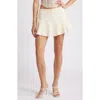 Mistress Rocks Floral Embroidered Miniskirt In Cloud