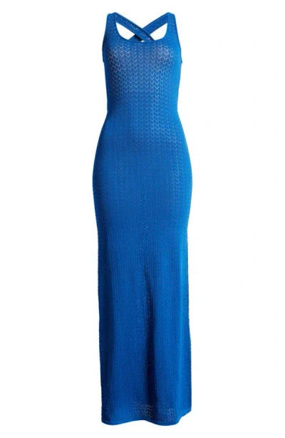 Mistress Rocks Maxi Dress In Cobalt