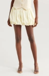 Shop Mistress Rocks Puff Ball Miniskirt In Vanilla