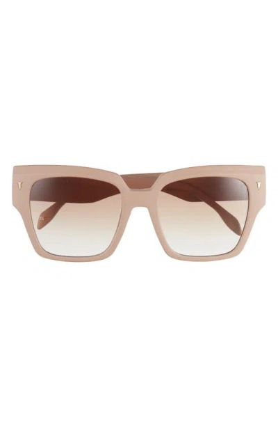 Mita Sustainable Eyewear 56mm Square Sunglasses In Neutral