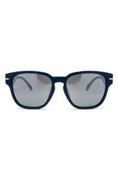 Mita Sustainable Eyewear Key West 55mm Square Sunglasses In Blue