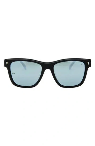 Mita Sustainable Eyewear The Wave 50mm Square Sunglasses In Black