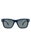 Mita Sustainable Eyewear The Wave 50mm Square Sunglasses In Blue