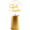 Mitb Cest Lavie Portable Table Lamp In Gold