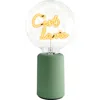 Mitb Cest Lavie Portable Table Lamp In Green