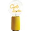 Mitb Cest Lavie Portable Table Lamp In Yellow