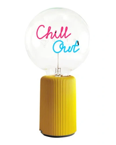 Mitb Chill Out Portable Table Lamp In Yellow