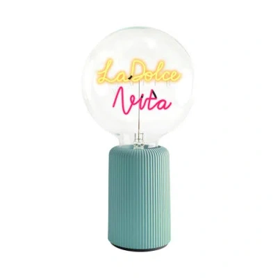 Mitb Dolce Vita Portable Table Lamp In Animal Print