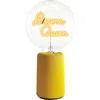 Mitb Drama Queen Portable Table Lamp In Yellow