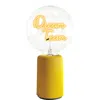 Mitb Dream Team Portable Table Lamp In Yellow