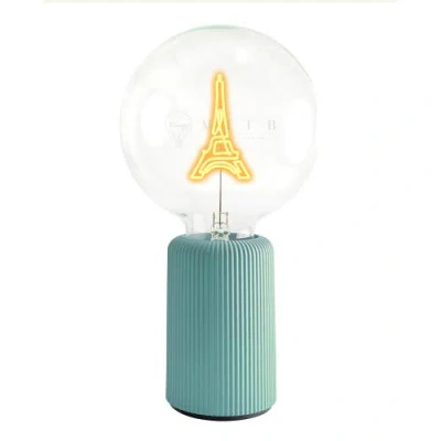 Mitb Eiffel Tower Portable Table Lamp In Blue
