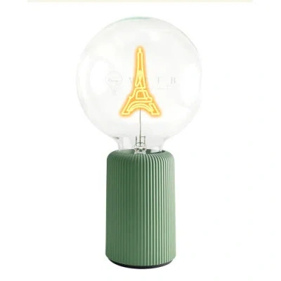 Mitb Eiffel Tower Portable Table Lamp In Green