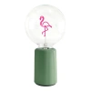 Mitb Flamingo Portable Table Lamp In Green