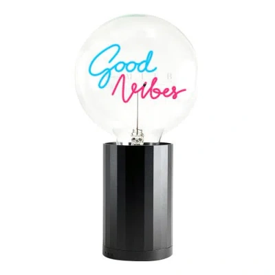 Mitb Good Vibes Portable Table Lamp In Black