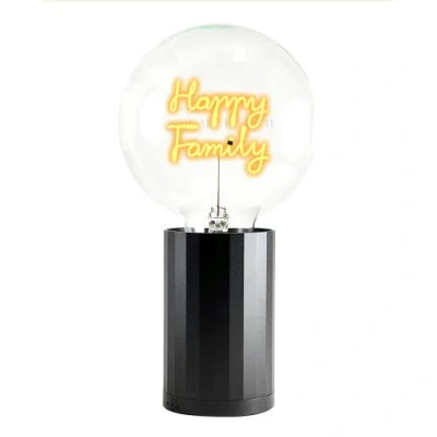 Mitb Happy Family Portable Table Lamp In Black