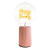 Mitb Happy Family Portable Table Lamp In Pink