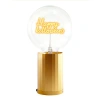 Mitb Happy Halloween Portable Table Lamp In Gold