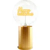 Mitb Happy Halloween Portable Table Lamp In Gold