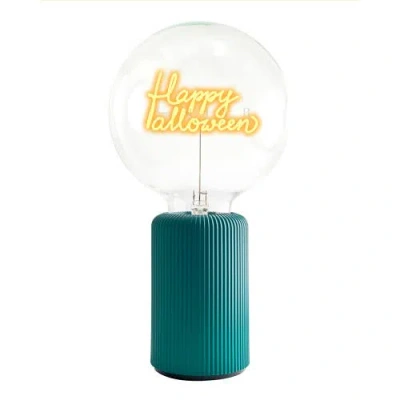 Mitb Happy Halloween Portable Table Lamp In Green