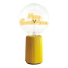 Mitb Home Sweet Home Portable Table Lamp In Yellow
