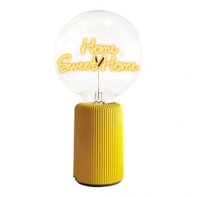 Mitb Home Sweet Home Portable Table Lamp In Yellow