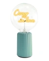 Mitb In Love Portable Table Lamp In Blue