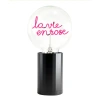Mitb La Vie En Rose Portable Table Lamp In Black