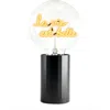 Mitb La Vie Est Belle Portable Table Lamp In Black