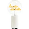 Mitb La Vie Est Belle Portable Table Lamp In White