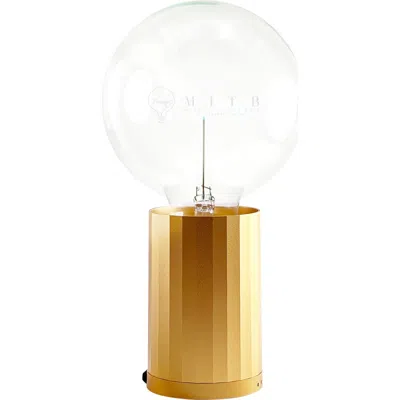 Mitb Love Dad Portable Table Lamp In Gold