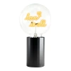 Mitb Love Is All Portable Table Lamp In Black